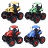 Zabawka z ręcznym napędem Naciągnij i puść 4x4 Traktor, ze zwierzątkiem - zdjęcie