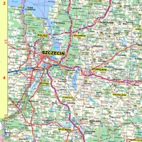 Polska mapa samochodowa składana dwustronna WYDANIE 2026 ArtGlob, zdjęcie 8