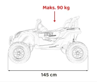 Pojazd UTV X3 Off-Road Czarny, zdjęcie 22