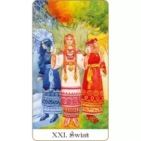 Słowiański Tarot Złotego Koła Życia. 78 kart + książka, zdjęcie 3