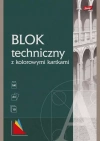 Blok techniczny A4 z kolorowymi kartkami - zdjęcie