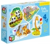Puzzle Baby 4w1. Dzikie zwierzęta - zdjęcie