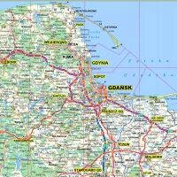 Polska mapa samochodowa składana dwustronna WYDANIE 2026 ArtGlob, zdjęcie 6