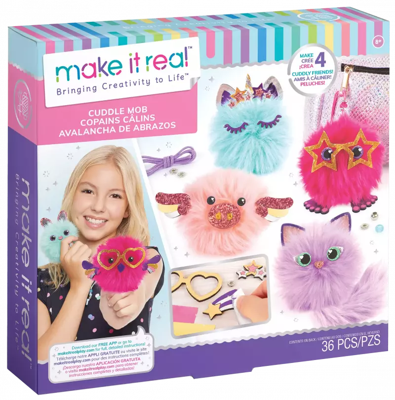 Zestaw do tworzenia breloczków. Puszysty przyjaciel Zestaw do tworzenia breloczków. Puszysty przyjaciel