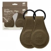 Klipsy magnetyczne do wózka brązowa 2szt - zdjęcie