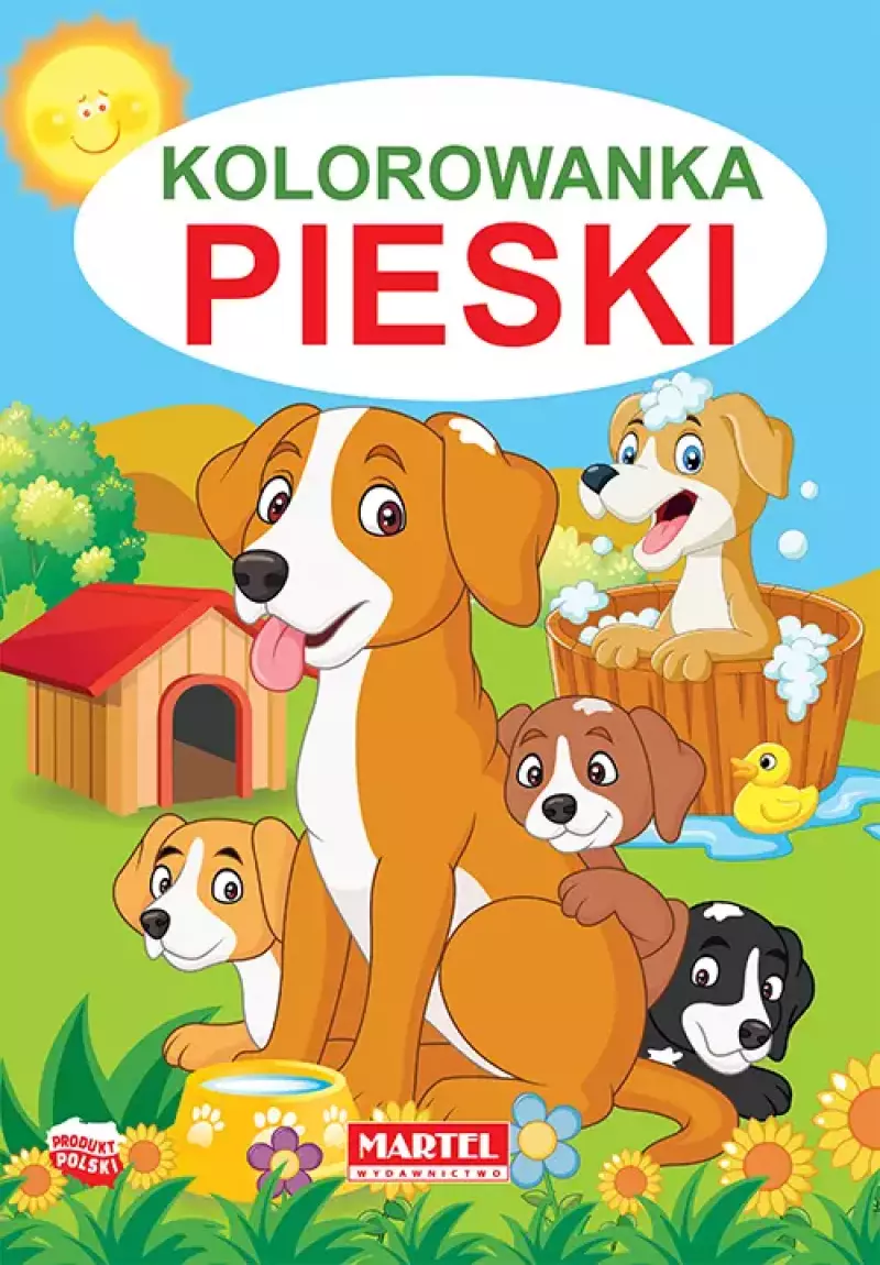 Kolorowanka. Pieski
