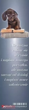 Zakładka do książek. Nie można cofnąć się w czasie... - zdjęcie