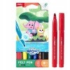 Flamastry Jumbo seria Color WOW 6 kolorów DELI - zdjęcie