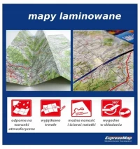 Beskid Śląski; laminowana mapa turystyczna 1:50 000, zdjęcie 7
