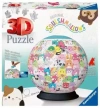 Puzzle 3D 72 elementy. Kula: Squishmallows - zdjęcie