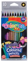 Kredki ołówkowe Colorino, metaliczne, okrągłe. Kids (10 sztuki) - zdjęcie