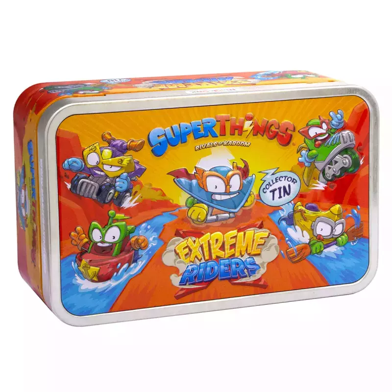 SuperThings. Extreme Riders, puszka z figurkami