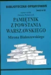 Biblioteczka Opracowań. „Pamiętnik z Powstania Warszawskiego” Mirona Białoszewskiego - zdjęcie