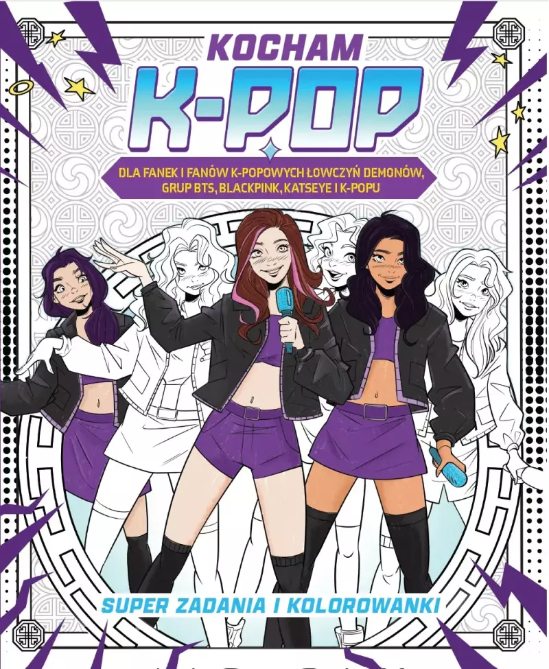 Kocham k-pop. Super zadania i kolorowanki