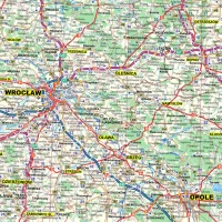 Polska mapa samochodowa składana dwustronna WYDANIE 2026 ArtGlob, zdjęcie 10