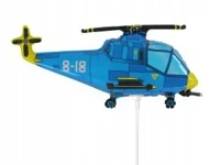 Balon foliowy 14" FX - Helikopter (niebieski), niepakowany, zdjęcie 2