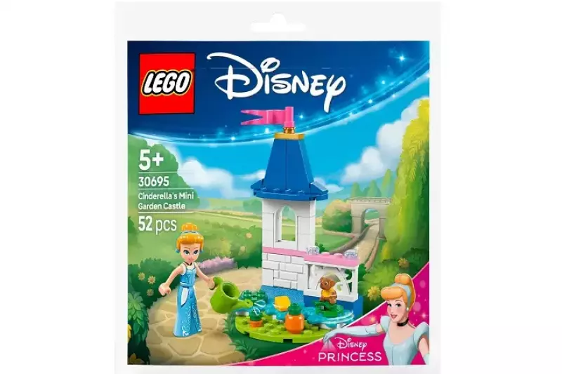 LEGO Disney™ Miniaturowy zamek Kopciuszka z ogrodem 30695
