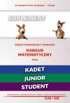 Matematyka z wesołym kangurem - Suplement 2024 (Kadet/Junior/Student) - zdjęcie