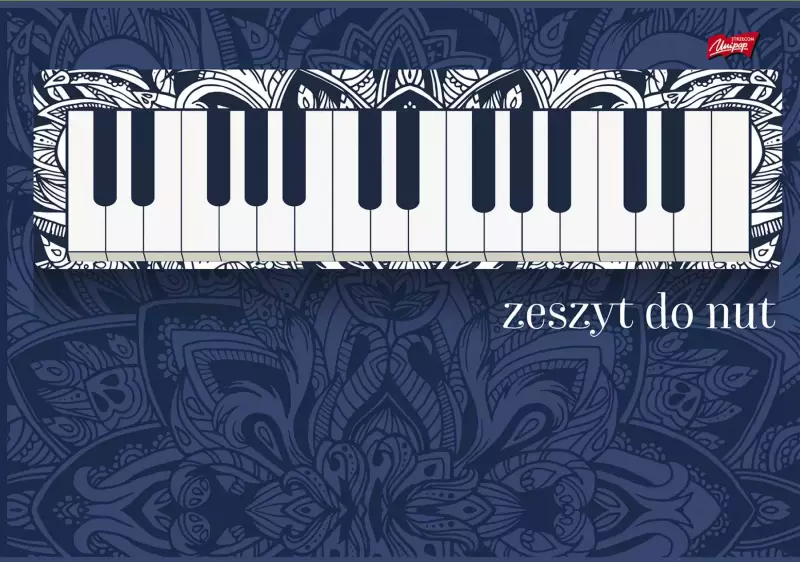 Zeszyt do nut A5 16 kartek, mix wzorów Zeszyt do nut A5 16 kartek, mix wzorów