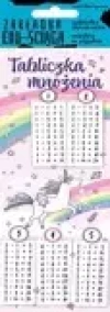 Zakładka Edu-ściąga tabliczka mnożenia Unicorn tęcza - zdjęcie