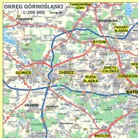 Polska mapa samochodowa składana dwustronna WYDANIE 2026 ArtGlob, zdjęcie 9