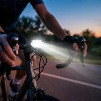 Zestaw Lamp Rowerowych LED Przód i Tył 3LED Xqmax, zdjęcie 4