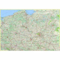 Polska mapa samochodowa składana dwustronna WYDANIE 2026 ArtGlob, zdjęcie 14