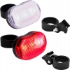 Zestaw Lamp Rowerowych LED Przód i Tył 3LED Xqmax - zdjęcie