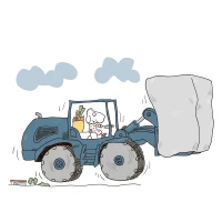 Małe historie o wielkich maszynach. Dźwig, koparka, betoniarka, zdjęcie 2