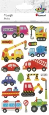 Naklejki wypukłe pojazdy użytkowe mix 17szt - zdjęcie