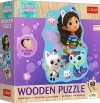 Puzzle drewniane 50 elementów. Koci Domek Gabi. Wesoła Gabby - zdjęcie