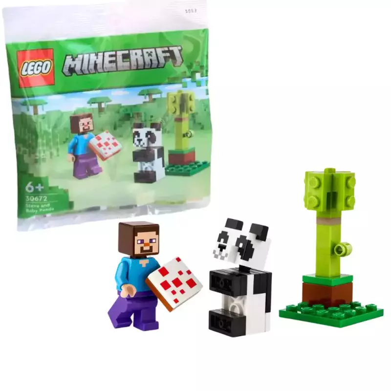 LEGO Minecraft™ Steve i mała panda 30672
