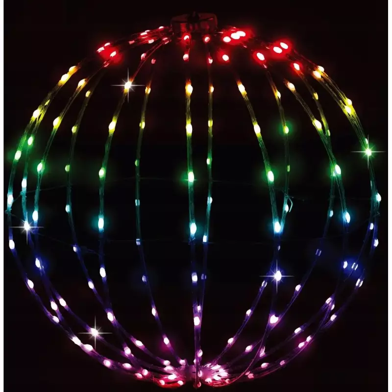 Kula Dekoracyjna Wisząca 168LED RGB 40CM