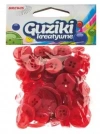 Guziki kreatywne czerwone 40g - zdjęcie