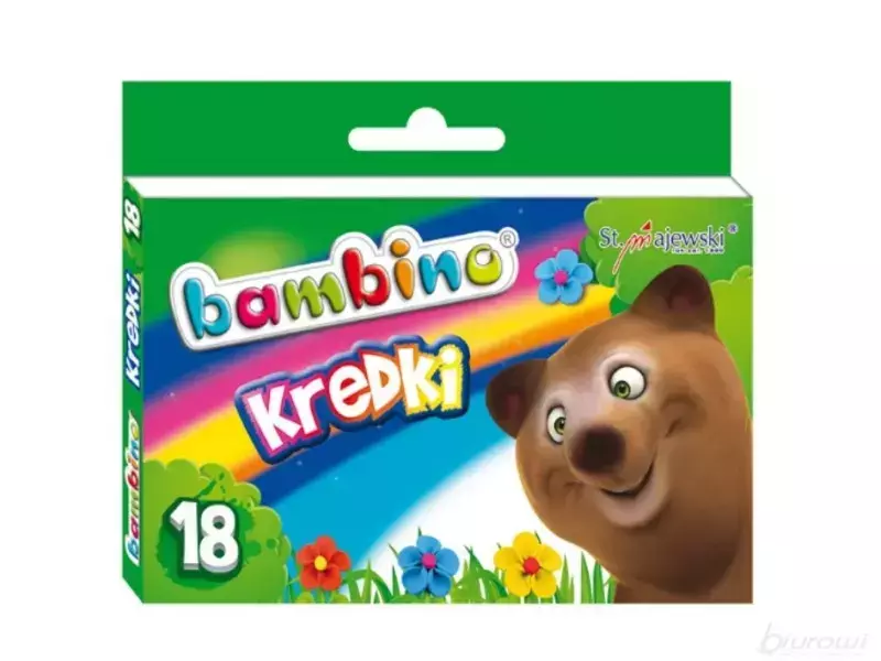 Kredki Bambino, 18 kolorów