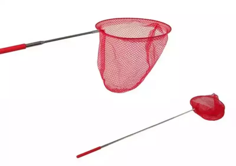 Siatka na motyle teleskopowa czerwona 85cm - Lean Toys