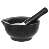Moździerz do przypraw porcelanowy czarny BLACK PORCELAIN - zdjęcie