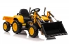 Traktor Na Akumulator Z łyżką  BW-X002A Żółty - zdjęcie