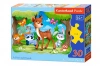 Puzzle 30 elementów. Jeleń i przyjaciele - zdjęcie