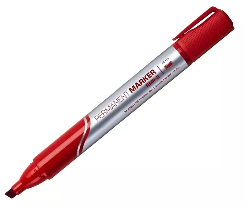 Marker permanentny Rystor RMP-2 - czerwony