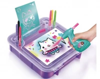 Koci Domek Gabi. Walizeczka kociej artystki, zestaw z aerografem, zdjęcie 2