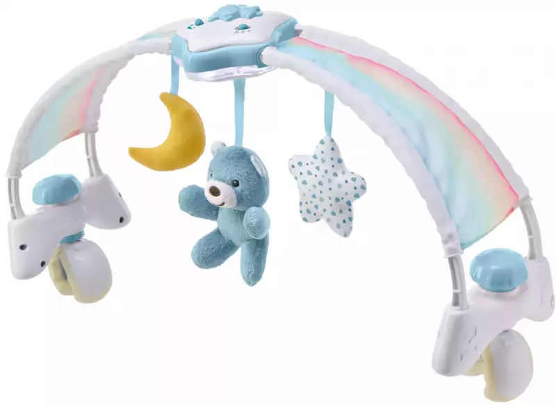 First Dreams. Panel na łóżeczko Rainbow Sky, niebieski