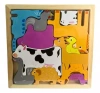 Puzzle drewniane zwierzęta domowe - zdjęcie