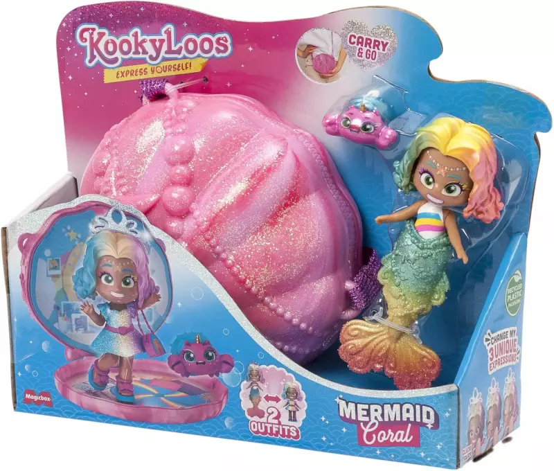 KookyLoos Kooky Mermaids Coral 1x4 (V.0)