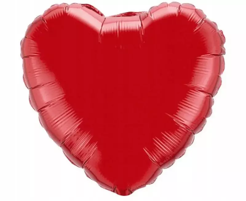 Balon foliowy 4 FX - Serce (czerwone), niepakowany