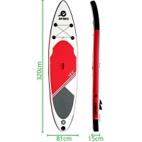 Zestaw - Deska Sup Dmuchana 145KG 320X81X15CM Enero, zdjęcie 8
