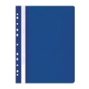 Skoroszyt OFFICE PRODUCTS PP A4 miękki 100/170mikr.wpinany, granatowy p25 - zdjęcie