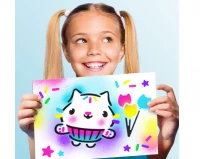 Koci Domek Gabi. Walizeczka kociej artystki, zestaw z aerografem, zdjęcie 7