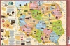 Podkładka na biurko. Polska, regiony - zdjęcie