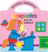 Koloruj i naklejaj. Jednorożce idą do szkoły - zdjęcie